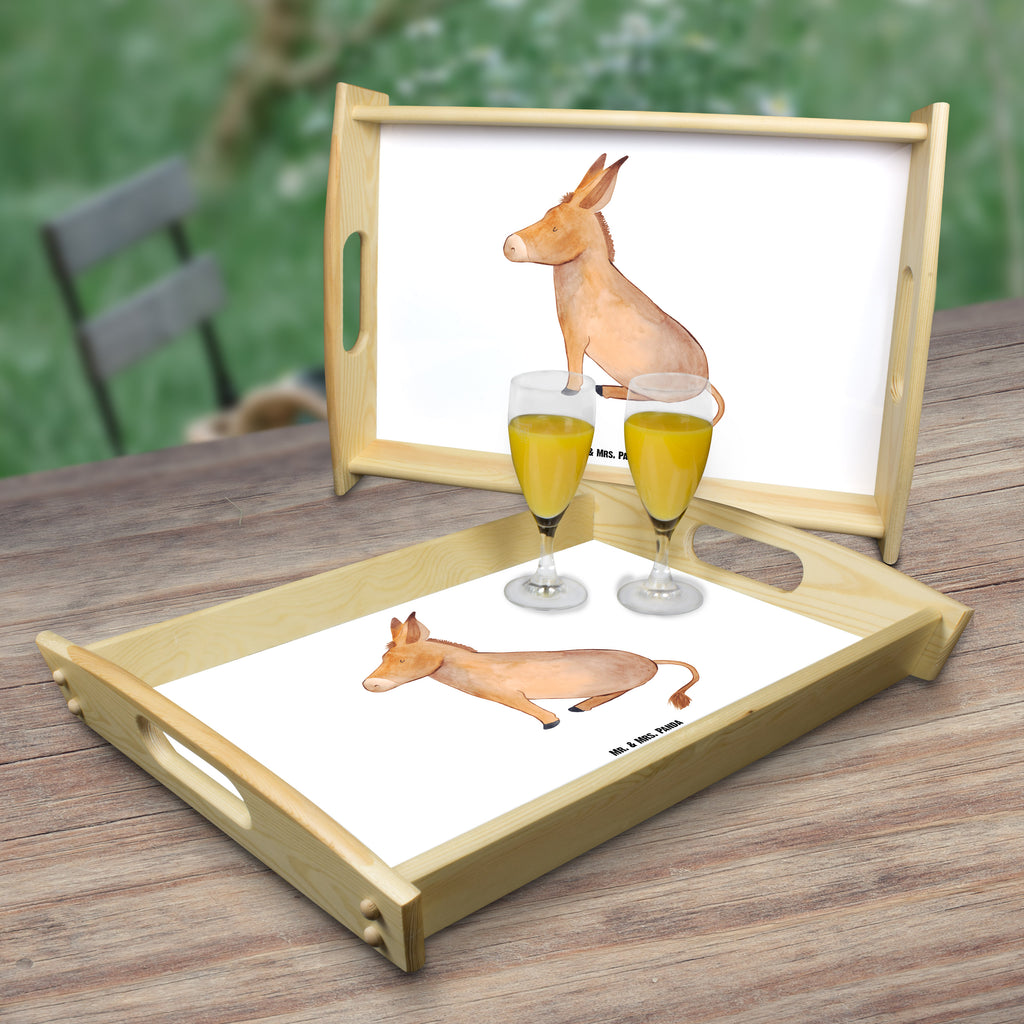 Serviertablett Esel Tablett, Holztablett, Küchentablett, Dekotablett, Frühstückstablett, Tiermotive, Gute Laune, lustige Sprüche, Tiere, Esel, Weisheit, Lebensmut, Lebensglück, Ziel, Lebensziel, Mut, erfolg, tapferkeit, positive gedanken, zuversicht