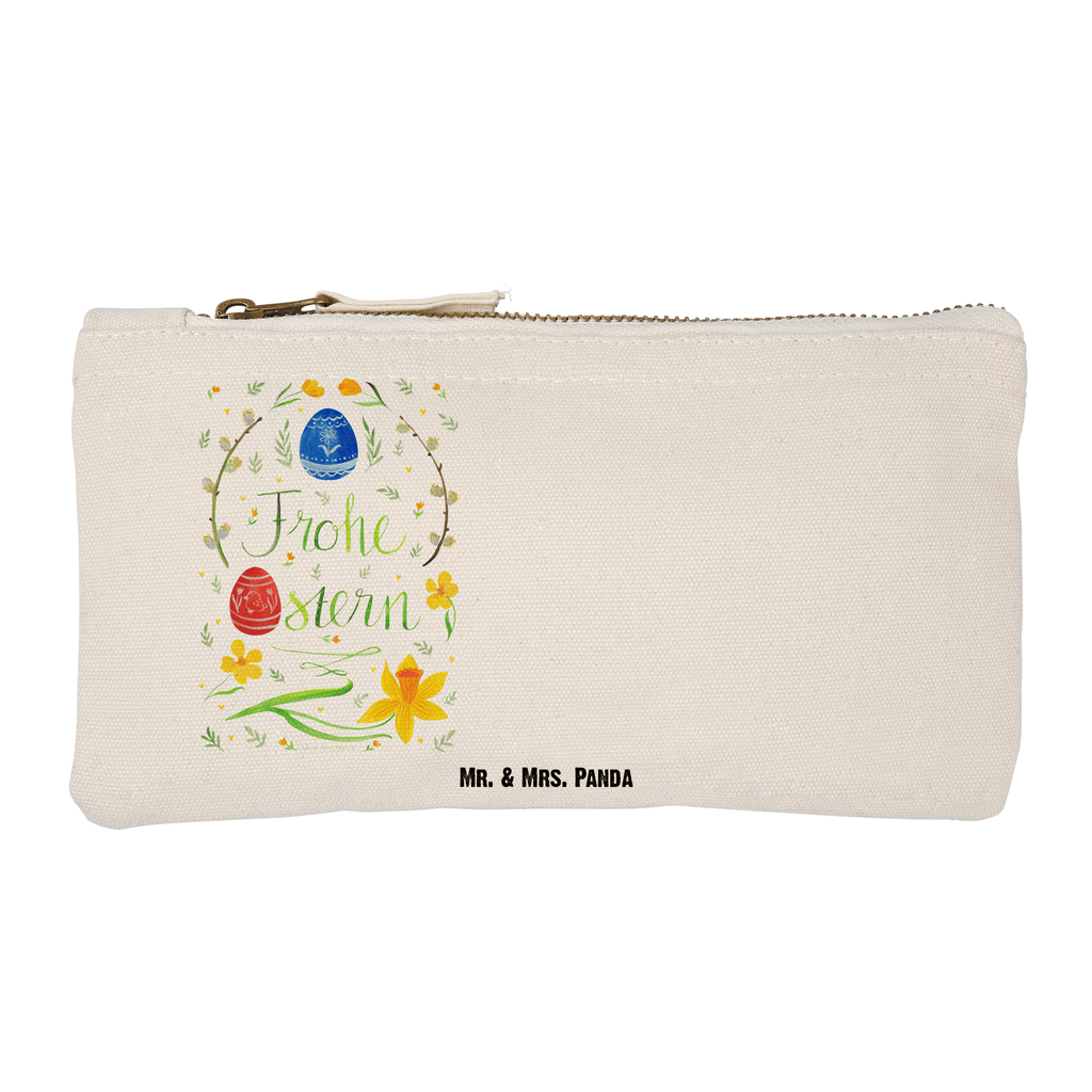 Schminktasche Frohe Ostern Schminktasche, Kosmetiktasche, Kosmetikbeutel, Stiftemäppchen, Etui, Federmappe, Makeup, XXL, Schminketui, Kosmetiketui, Schlamperetui, Ostern, Osterhase, Ostergeschenke, Osternest, Osterdeko, Geschenk zu Ostern, Frohe Ostern, Ostergrüße, Osterblume, Osterei, bemalte Ostereier, Weidenkätzchen. Lettering