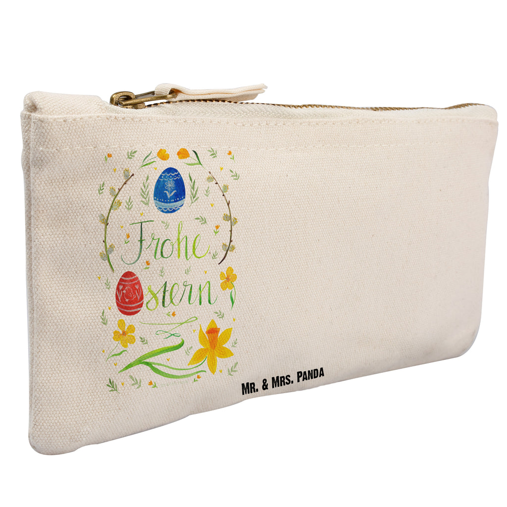 Schminktasche Frohe Ostern Schminktasche, Kosmetiktasche, Kosmetikbeutel, Stiftemäppchen, Etui, Federmappe, Makeup, XXL, Schminketui, Kosmetiketui, Schlamperetui, Ostern, Osterhase, Ostergeschenke, Osternest, Osterdeko, Geschenk zu Ostern, Frohe Ostern, Ostergrüße, Osterblume, Osterei, bemalte Ostereier, Weidenkätzchen. Lettering