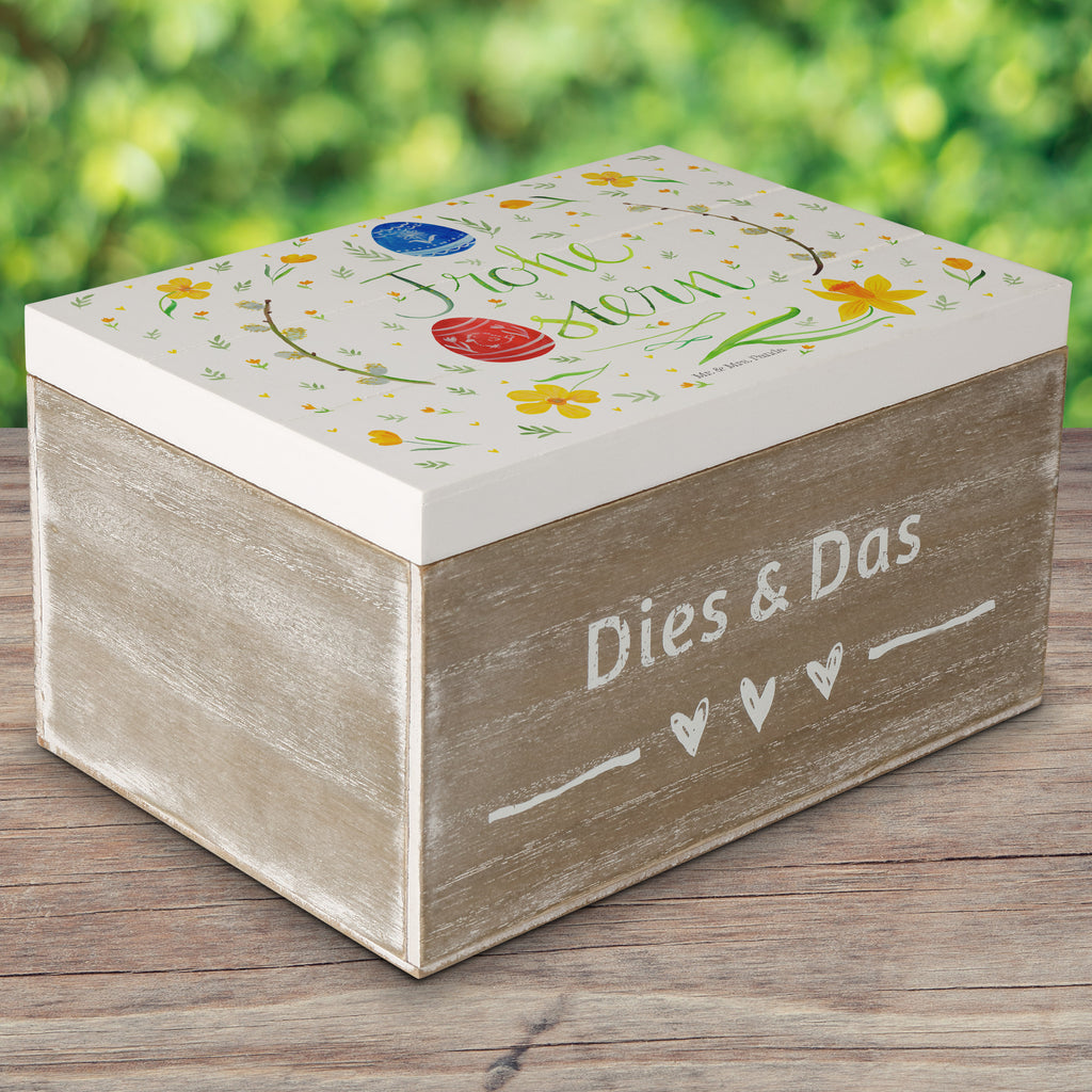 Holzkiste Frohe Ostern Holzkiste, Kiste, Schatzkiste, Truhe, Schatulle, XXL, Erinnerungsbox, Erinnerungskiste, Dekokiste, Aufbewahrungsbox, Ostern, Osterhase, Ostergeschenke, Osternest, Osterdeko, Geschenk zu Ostern, Frohe Ostern, Ostergrüße, Osterblume, Osterei, bemalte Ostereier, Weidenkätzchen. Lettering