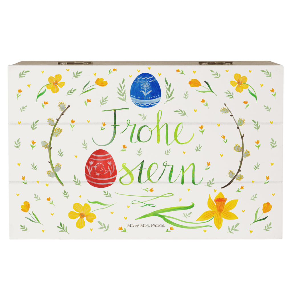 Holzkiste Frohe Ostern Holzkiste, Kiste, Schatzkiste, Truhe, Schatulle, XXL, Erinnerungsbox, Erinnerungskiste, Dekokiste, Aufbewahrungsbox, Ostern, Osterhase, Ostergeschenke, Osternest, Osterdeko, Geschenk zu Ostern, Frohe Ostern, Ostergrüße, Osterblume, Osterei, bemalte Ostereier, Weidenkätzchen. Lettering