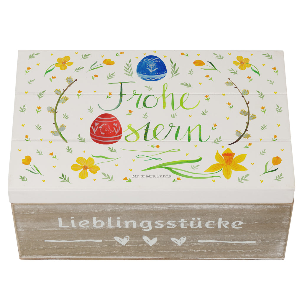 Holzkiste Frohe Ostern Holzkiste, Kiste, Schatzkiste, Truhe, Schatulle, XXL, Erinnerungsbox, Erinnerungskiste, Dekokiste, Aufbewahrungsbox, Ostern, Osterhase, Ostergeschenke, Osternest, Osterdeko, Geschenk zu Ostern, Frohe Ostern, Ostergrüße, Osterblume, Osterei, bemalte Ostereier, Weidenkätzchen. Lettering