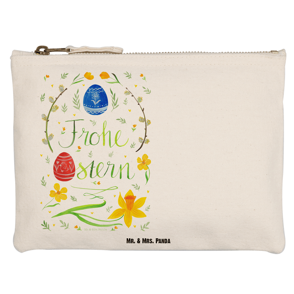 Schminktasche Frohe Ostern Schminktasche, Kosmetiktasche, Kosmetikbeutel, Stiftemäppchen, Etui, Federmappe, Makeup, XXL, Schminketui, Kosmetiketui, Schlamperetui, Ostern, Osterhase, Ostergeschenke, Osternest, Osterdeko, Geschenk zu Ostern, Frohe Ostern, Ostergrüße, Osterblume, Osterei, bemalte Ostereier, Weidenkätzchen. Lettering