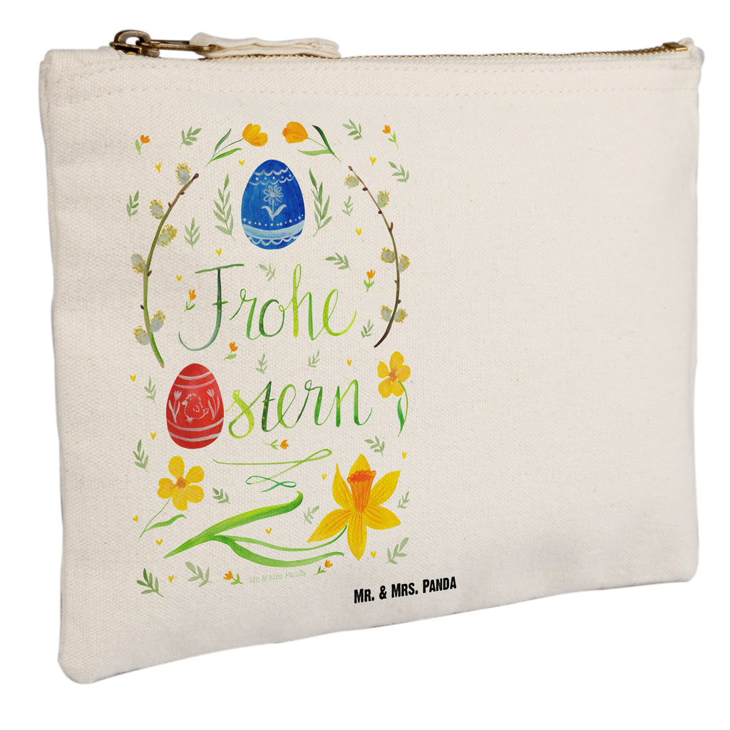 Schminktasche Frohe Ostern Schminktasche, Kosmetiktasche, Kosmetikbeutel, Stiftemäppchen, Etui, Federmappe, Makeup, XXL, Schminketui, Kosmetiketui, Schlamperetui, Ostern, Osterhase, Ostergeschenke, Osternest, Osterdeko, Geschenk zu Ostern, Frohe Ostern, Ostergrüße, Osterblume, Osterei, bemalte Ostereier, Weidenkätzchen. Lettering