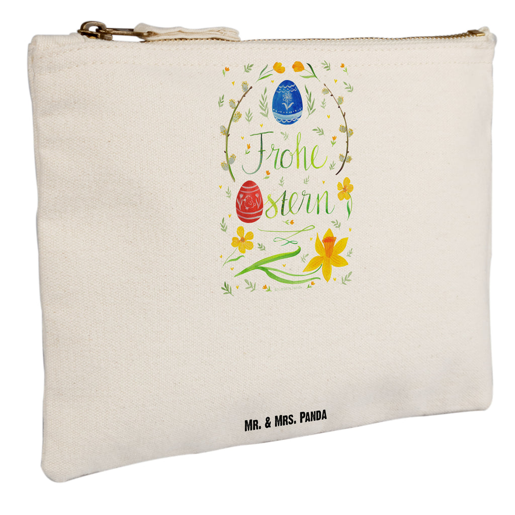 Schminktasche Frohe Ostern Schminktasche, Kosmetiktasche, Kosmetikbeutel, Stiftemäppchen, Etui, Federmappe, Makeup, XXL, Schminketui, Kosmetiketui, Schlamperetui, Ostern, Osterhase, Ostergeschenke, Osternest, Osterdeko, Geschenk zu Ostern, Frohe Ostern, Ostergrüße, Osterblume, Osterei, bemalte Ostereier, Weidenkätzchen. Lettering