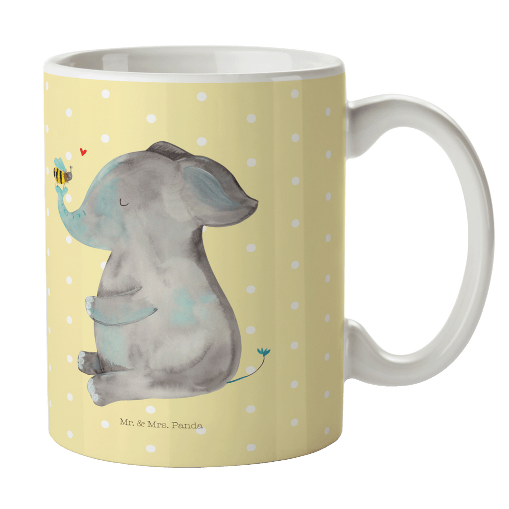 Tasse Elefant & Biene Elefant, Biene, Liebe, Liebesbeweis, Jahrestag, Liebesgeschenk, Heiratsantrag, Hochzeitsgeschenk, Liebesspruch Becher, Kaffeetasse, Kaffeebecher, Tee, Frühstück, Büro  süße Tiermotive, gute Laune, lustige Sprüche, Tiere