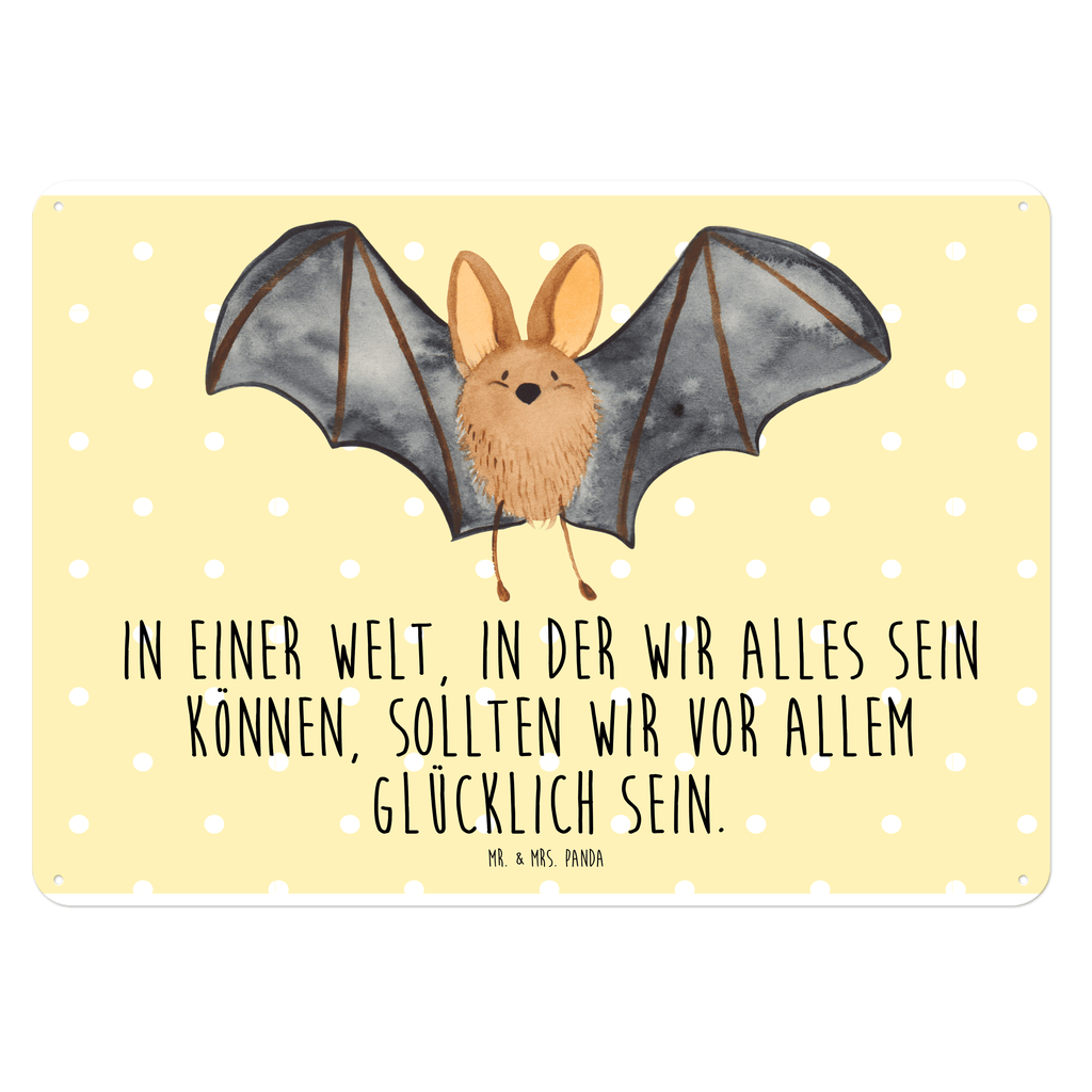 Blechschild Fledermaus Flügel  Blechschild, Metallschild, Geschenk Schild, Schild, Magnet-Metall-Schild, Deko Schild, Wandschild, Wand-Dekoration, Türschild, Wandschild, Metallschild  süße Tiermotive, gute Laune, lustige Sprüche, Tiere