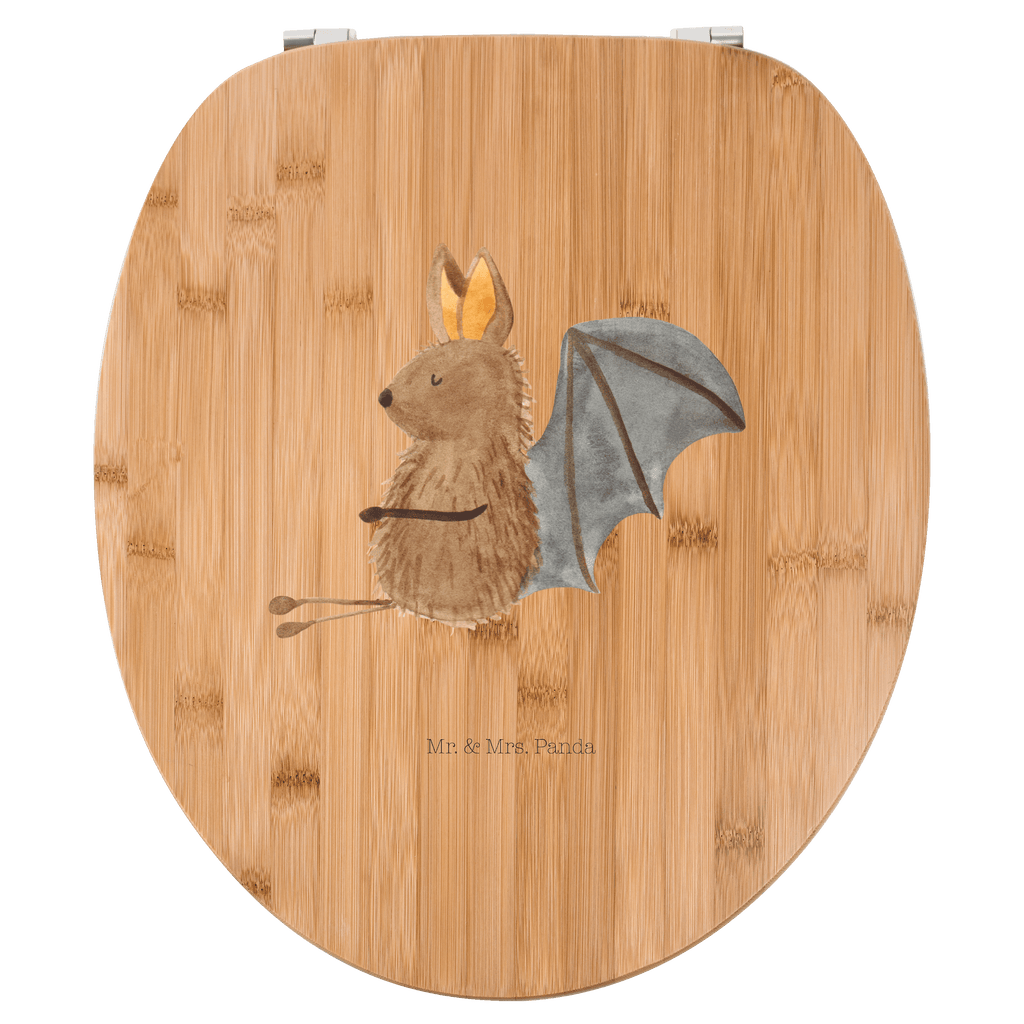 Motiv WC Sitz Fledermaus sitzend Klobrille, Klodeckel, Toilettendeckel, WC-Sitz, Toilette, Tiermotive, Gute Laune, lustige Sprüche, Tiere, Fledermaus, Fledermäuse, Motivation, entspannen