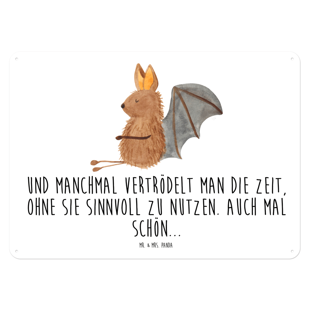 Blechschild Fledermaus sitzend Fledermaus, Fledermäuse, Motivation, entspannen Blechschild, Metallschild, Geschenk Schild, Schild, Magnet-Metall-Schild, Deko Schild, Wandschild, Wand-Dekoration, Türschild, Wandschild, Metallschild  süße Tiermotive, gute Laune, lustige Sprüche, Tiere