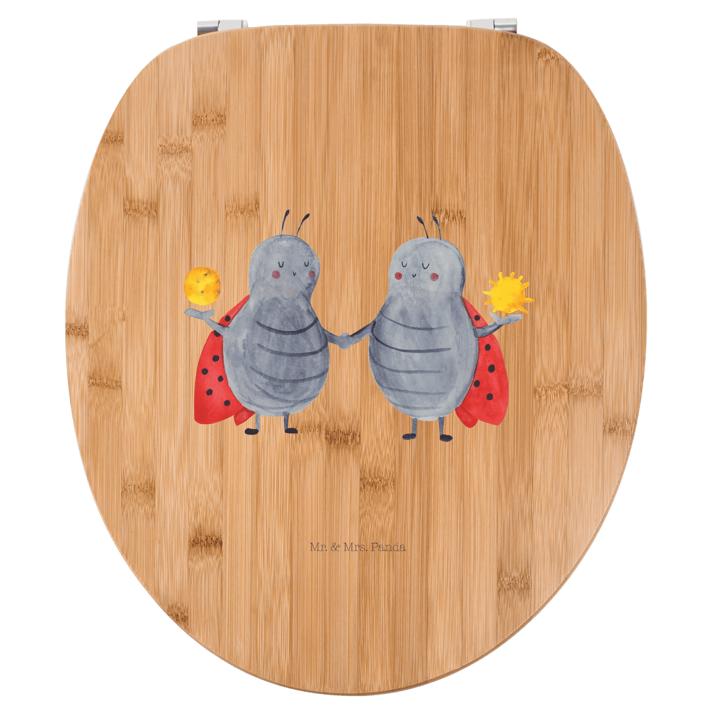 Motiv WC Sitz Sternzeichen Zwilling Klobrille, Klodeckel, Toilettendeckel, WC-Sitz, Toilette, Tierkreiszeichen, Sternzeichen, Horoskop, Astrologie, Aszendent, Zwillinge, Zwilling Geschenk, Zwilling Sternzeichen, Geburtstag Mai, Geschenk Mai, Geschenk Juni, Marienkäfer, Glückskäfer, Zwillingsbruder, Zwillingsschwester