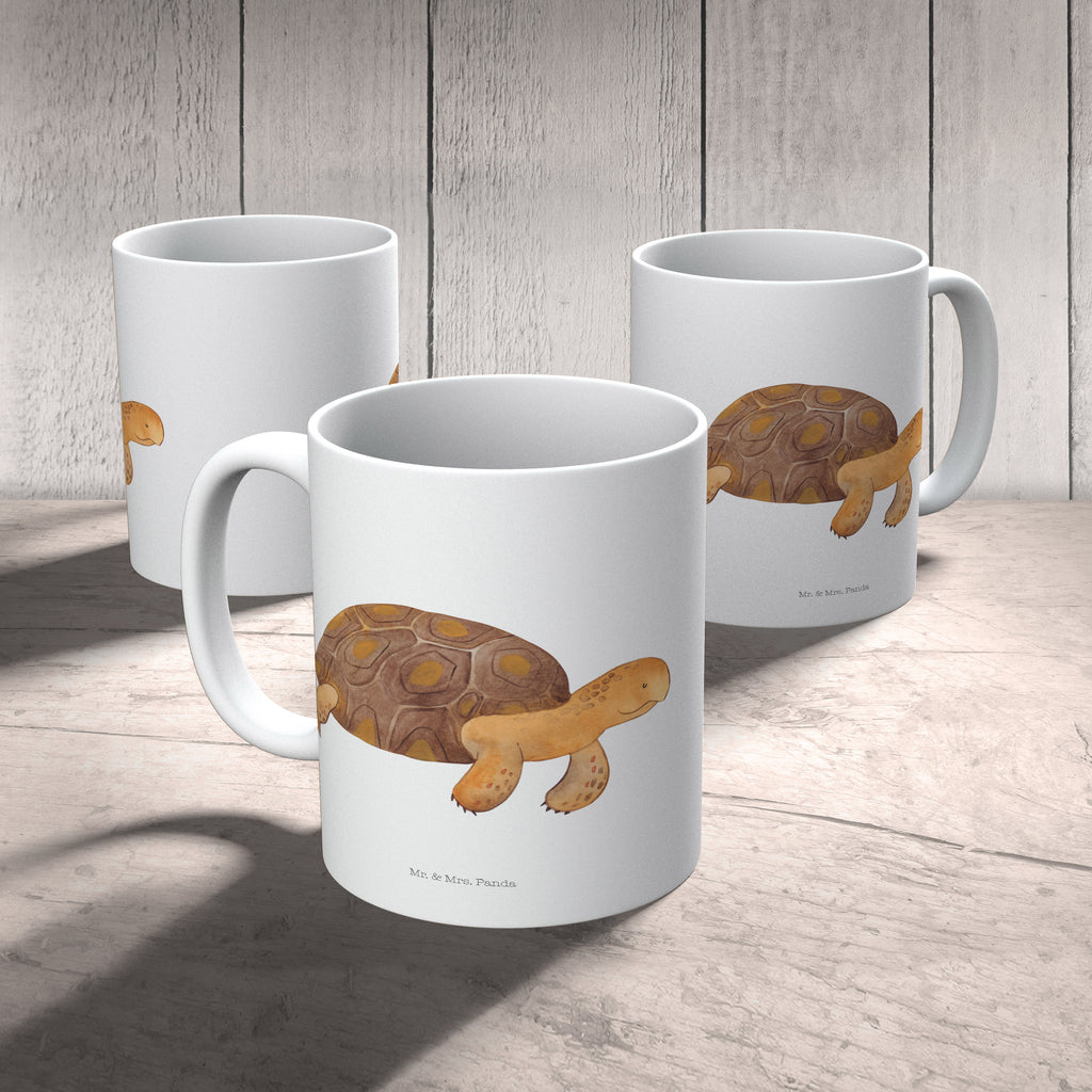 Tasse Schildkröte marschiert Schildkröte, Schildkröten, get lost, Abenteuer, Reiselust, Inspiration, Neustart, Motivation, Lieblingsmensch	 Becher, Kaffeetasse, Kaffeebecher, Tee, Frühstück, Büro  Meerestiere, Meer, Urlaub