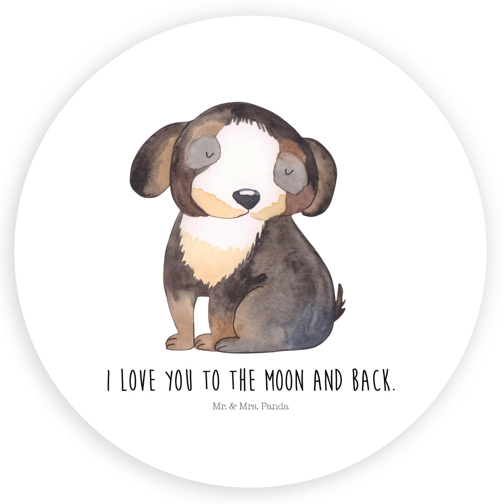 80mm Rund Aufkleber Hund entspannt Sticker, Aufkleber, Etikett, Hund, Hundemotiv, Haustier, Hunderasse, Tierliebhaber, Hundebesitzer, Sprüche, schwarzer Hund, Hundeliebe, Liebe, Hundeglück