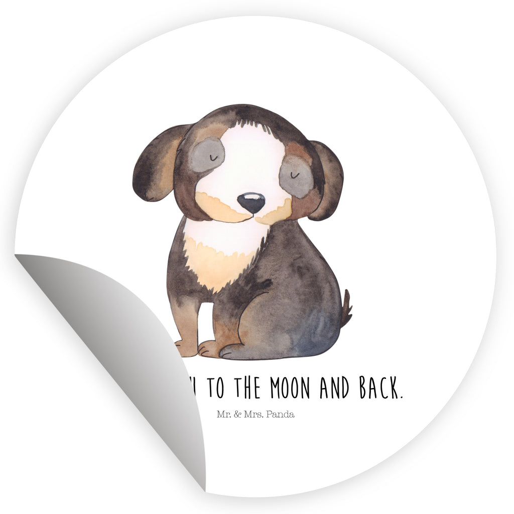 80mm Rund Aufkleber Hund entspannt Sticker, Aufkleber, Etikett, Hund, Hundemotiv, Haustier, Hunderasse, Tierliebhaber, Hundebesitzer, Sprüche, schwarzer Hund, Hundeliebe, Liebe, Hundeglück