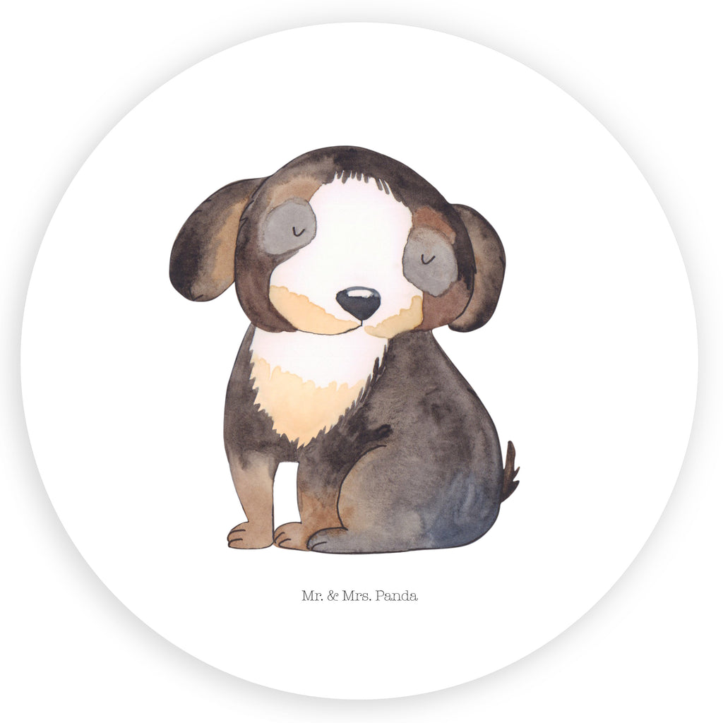 80mm Rund Aufkleber Hund entspannt Sticker, Aufkleber, Etikett, Hund, Hundemotiv, Haustier, Hunderasse, Tierliebhaber, Hundebesitzer, Sprüche, schwarzer Hund, Hundeliebe, Liebe, Hundeglück