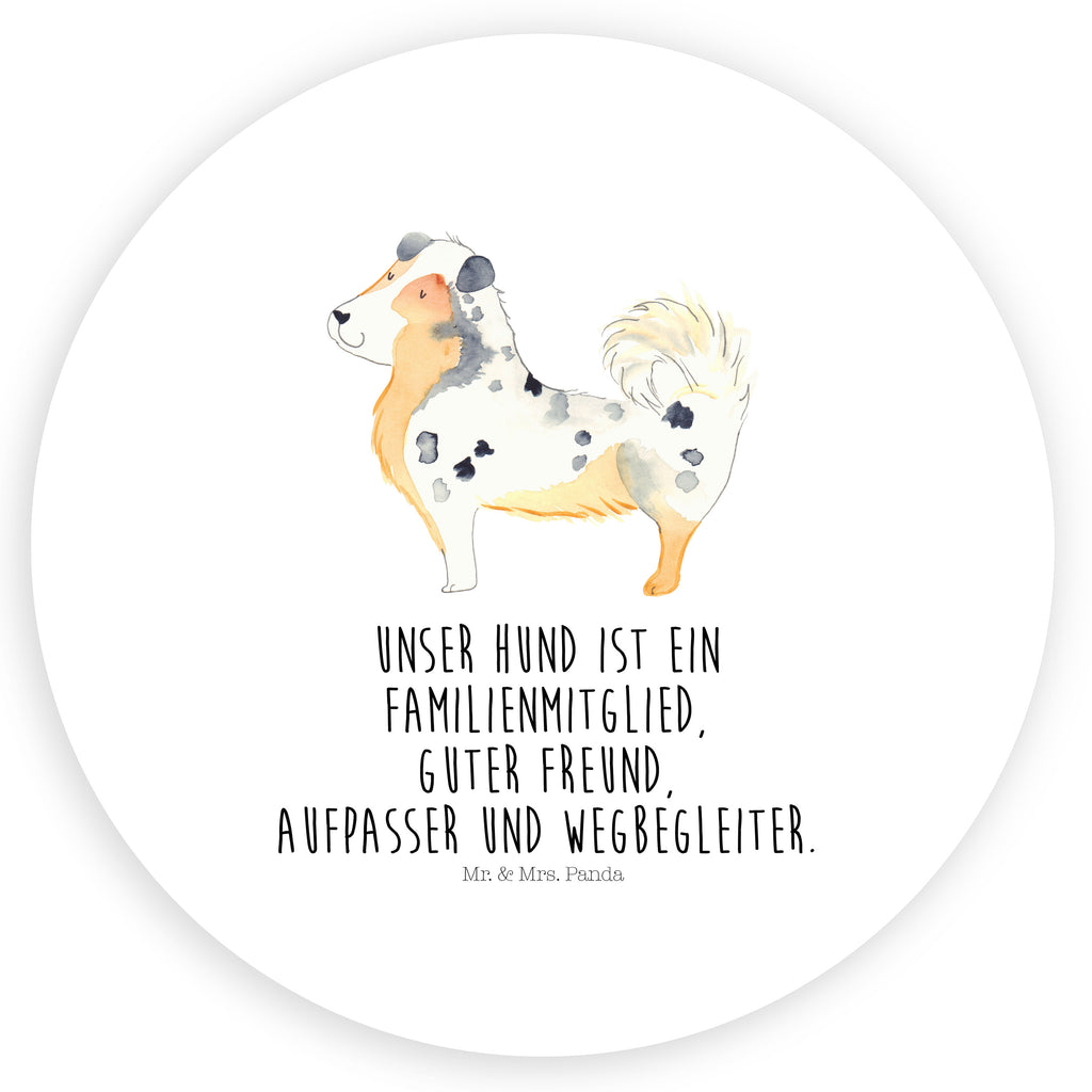 40mm Rund Aufkleber Australien Shepherd Sticker, Aufkleber, Etikett, Hund, Hundemotiv, Haustier, Hunderasse, Tierliebhaber, Hundebesitzer, Sprüche, Australien Shepherd, Shepherd, Hundeliebe, Familienhund, Spruch