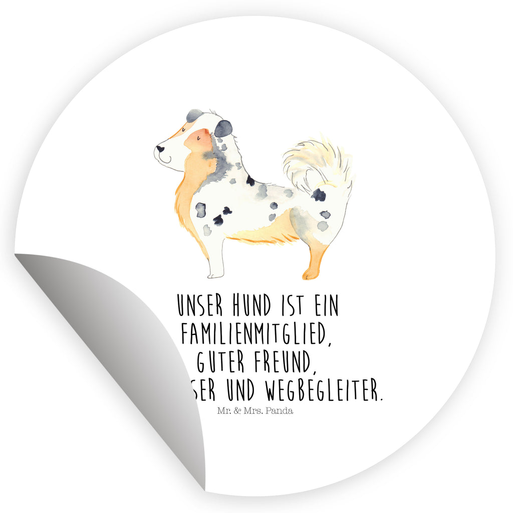 40mm Rund Aufkleber Australien Shepherd Sticker, Aufkleber, Etikett, Hund, Hundemotiv, Haustier, Hunderasse, Tierliebhaber, Hundebesitzer, Sprüche, Australien Shepherd, Shepherd, Hundeliebe, Familienhund, Spruch