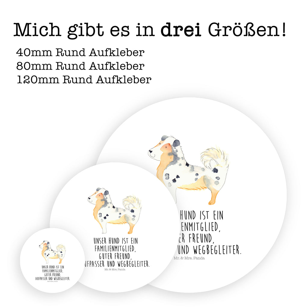 40mm Rund Aufkleber Australien Shepherd Sticker, Aufkleber, Etikett, Hund, Hundemotiv, Haustier, Hunderasse, Tierliebhaber, Hundebesitzer, Sprüche, Australien Shepherd, Shepherd, Hundeliebe, Familienhund, Spruch
