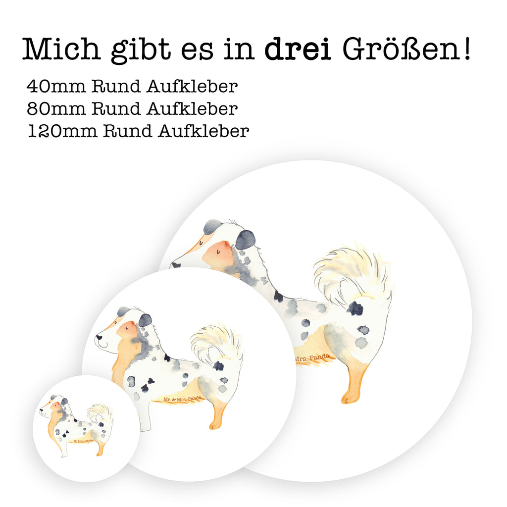40mm Rund Aufkleber Australien Shepherd Sticker, Aufkleber, Etikett, Hund, Hundemotiv, Haustier, Hunderasse, Tierliebhaber, Hundebesitzer, Sprüche, Australien Shepherd, Shepherd, Hundeliebe, Familienhund, Spruch