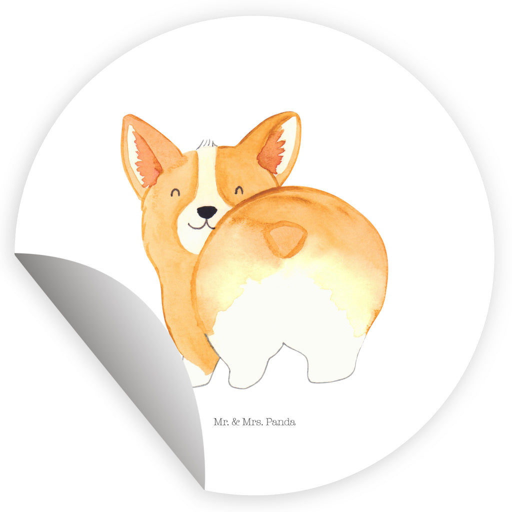 40mm Rund Aufkleber Corgie Po Sticker, Aufkleber, Etikett, Hund, Hundemotiv, Haustier, Hunderasse, Tierliebhaber, Hundebesitzer, Sprüche, Corgie, Hundeliebe, Motivation, Selbstliebe, Spruch