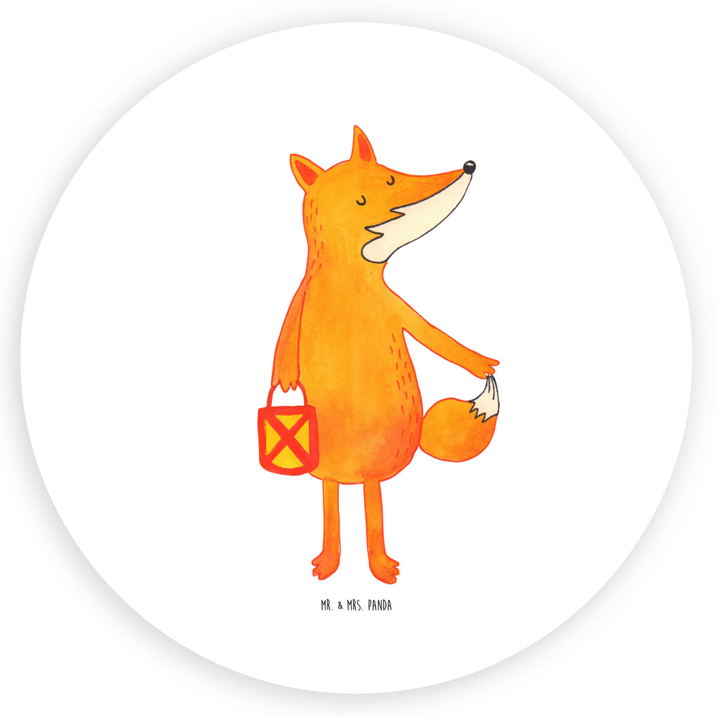 40mm Rund Aufkleber Fuchs Laterne Sticker, Aufkleber, Etikett, Fuchs, Füchse, Spruch trösten, Liebeskummer Spruch, Laterne, Sankt Martin, Laternenumzug, Aufmuntern, Cäsar Otto Hugo Flaischlen