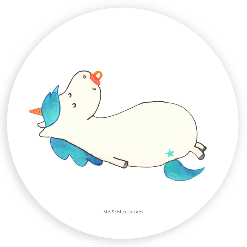 40mm Rund Aufkleber Einhorn Schnullie Sticker, Aufkleber, Etikett, Einhorn, Einhörner, Einhorn Deko, Pegasus, Unicorn, Baby, Kleinkind, Geburt, Geburtstag, Säugling, Schnuller, Geschenk Geburt, Mutter, Mama