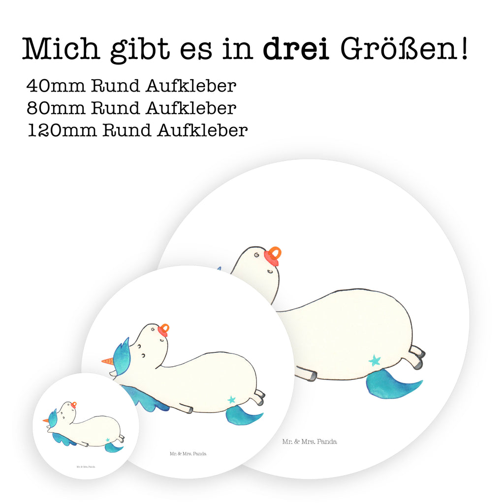 40mm Rund Aufkleber Einhorn Schnullie Sticker, Aufkleber, Etikett, Einhorn, Einhörner, Einhorn Deko, Pegasus, Unicorn, Baby, Kleinkind, Geburt, Geburtstag, Säugling, Schnuller, Geschenk Geburt, Mutter, Mama
