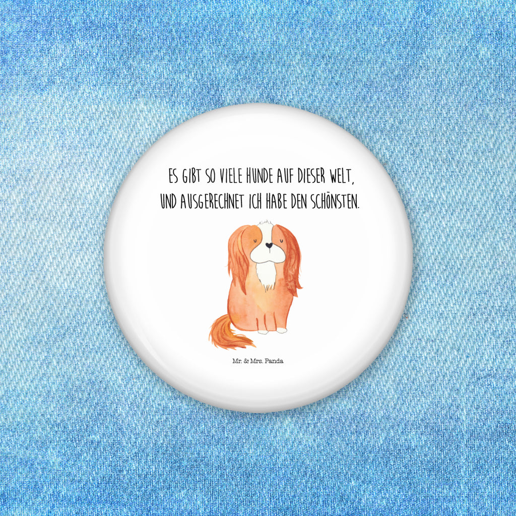 50mm Button Cavalier King Charles Spaniel 50mm Button, Button, Pin, Anstecknadel, Hund, Hundemotiv, Haustier, Hunderasse, Tierliebhaber, Hundebesitzer, Sprüche, Cavalier King Charles Spaniel, Cockerspaniel, Spaniel, Spruch, schönster Hund