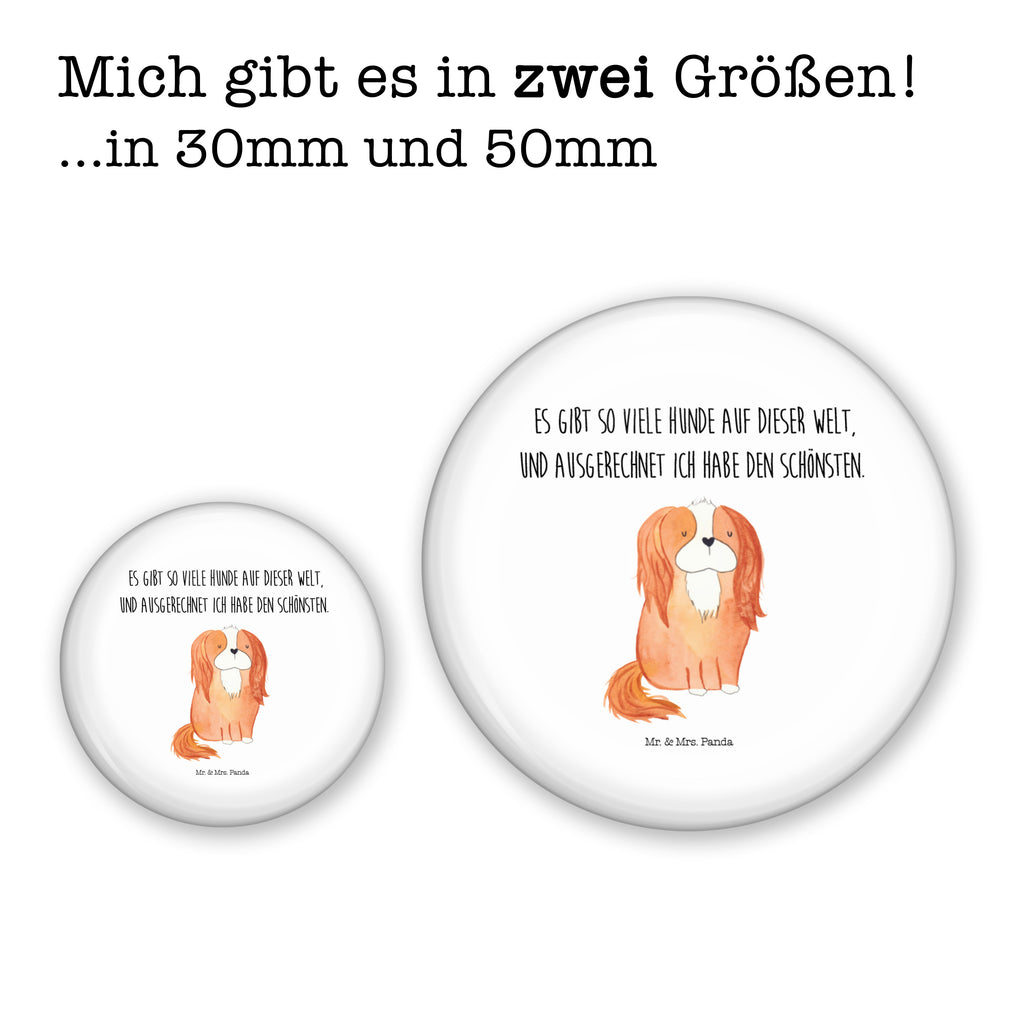 50mm Button Cavalier King Charles Spaniel 50mm Button, Button, Pin, Anstecknadel, Hund, Hundemotiv, Haustier, Hunderasse, Tierliebhaber, Hundebesitzer, Sprüche, Cavalier King Charles Spaniel, Cockerspaniel, Spaniel, Spruch, schönster Hund
