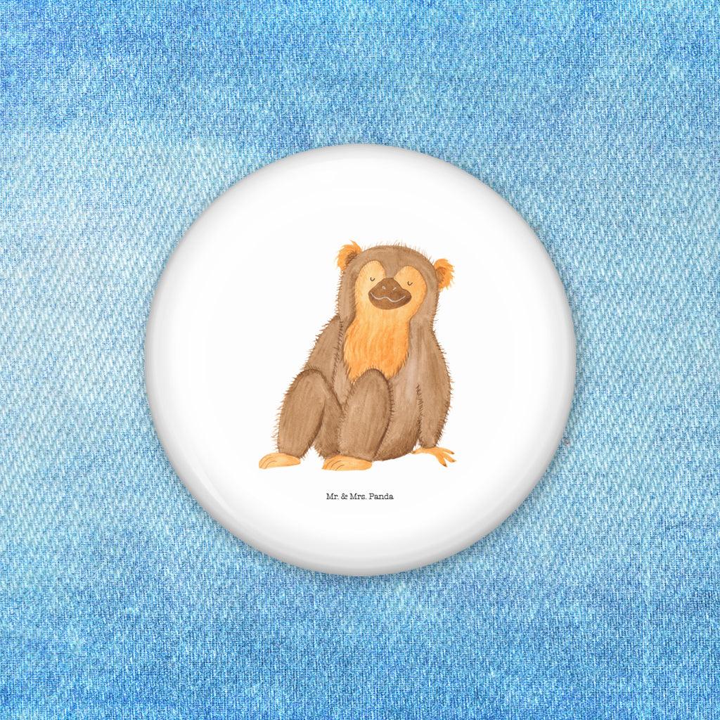 50mm Button Affe 50mm Button, Button, Pin, Anstecknadel, Afrika, Wildtiere, Affe, Äffchen, Affen, Selbstliebe, Respekt, Motivation, Selbstachtung, Liebe, Selbstbewusstsein, Selfcare
