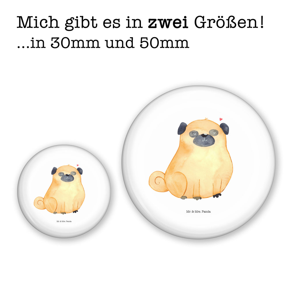 50mm Button Mops 50mm Button, Button, Pin, Anstecknadel, Hund, Hundemotiv, Haustier, Hunderasse, Tierliebhaber, Hundebesitzer, Sprüche, Mops, Liebe, Hundeliebe