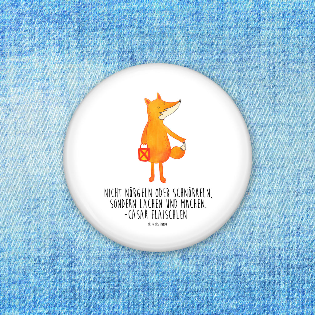 50mm Button Fuchs Laterne 50mm Button, Button, Pin, Anstecknadel, Fuchs, Füchse, Spruch trösten, Liebeskummer Spruch, Laterne, Sankt Martin, Laternenumzug, Aufmuntern, Cäsar Otto Hugo Flaischlen