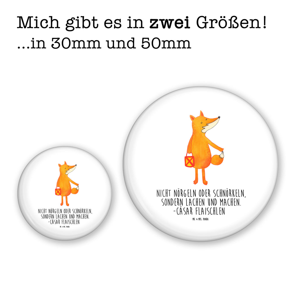 50mm Button Fuchs Laterne 50mm Button, Button, Pin, Anstecknadel, Fuchs, Füchse, Spruch trösten, Liebeskummer Spruch, Laterne, Sankt Martin, Laternenumzug, Aufmuntern, Cäsar Otto Hugo Flaischlen