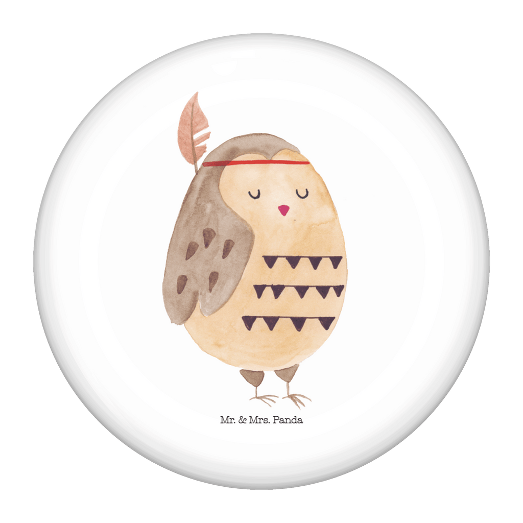 50mm Button Eule Federschmuck 50mm Button, Button, Pin, Anstecknadel, Eule, Eule Deko, Owl, Das Leben ist ein Abenteuer, Reisespruch, Federschmuck, Dekoration