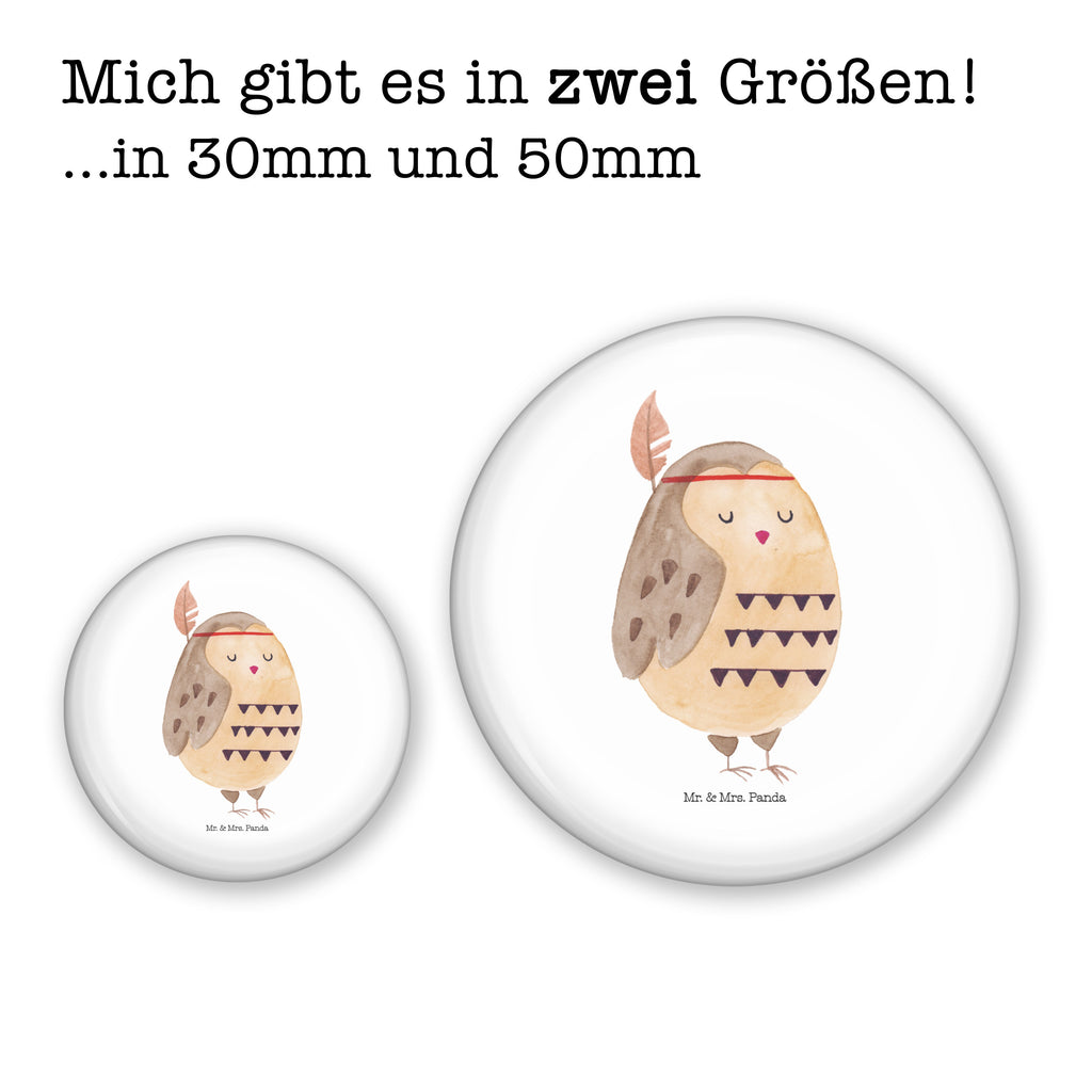 50mm Button Eule Federschmuck 50mm Button, Button, Pin, Anstecknadel, Eule, Eule Deko, Owl, Das Leben ist ein Abenteuer, Reisespruch, Federschmuck, Dekoration