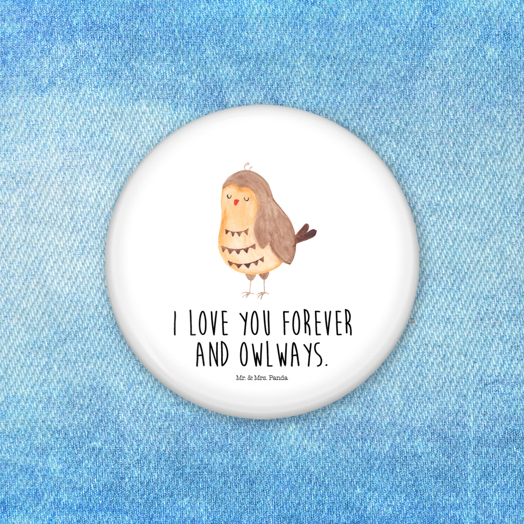 50mm Button Eule Zufrieden 50mm Button, Button, Pin, Anstecknadel, Eule, Eule Spruch, Eule deko, Owl, Liebe Spruch, Romantisch, Wortspiel lustig, Spruch schön, Geschenk Hochzeitstag