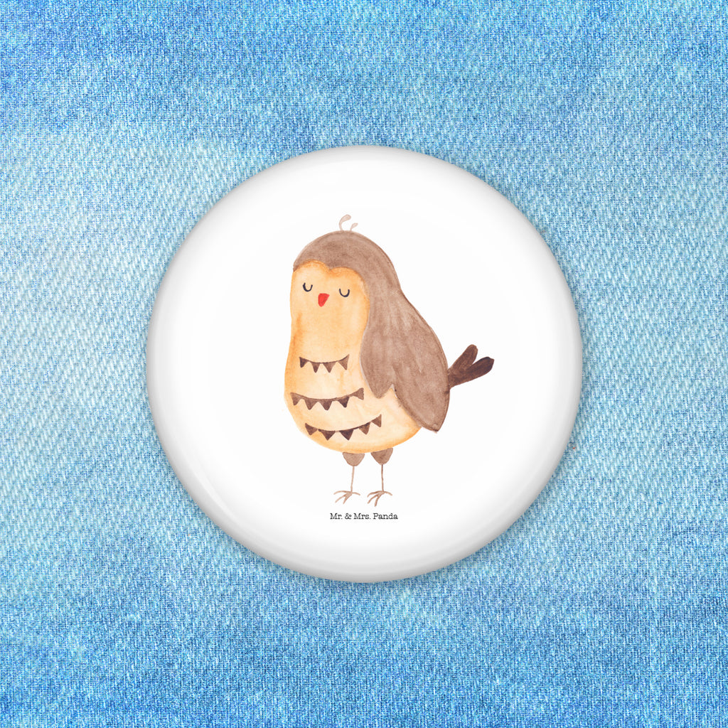 50mm Button Eule Zufrieden 50mm Button, Button, Pin, Anstecknadel, Eule, Eule Spruch, Eule deko, Owl, Liebe Spruch, Romantisch, Wortspiel lustig, Spruch schön, Geschenk Hochzeitstag