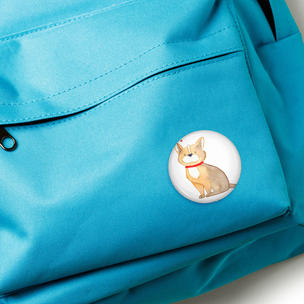 50mm Button Hundeglück 50mm Button, Button, Pin, Anstecknadel, Hund, Hundemotiv, Haustier, Hunderasse, Tierliebhaber, Hundebesitzer, Sprüche, Corgie, Hundeliebe, Spruch, Hundemama, Liebe