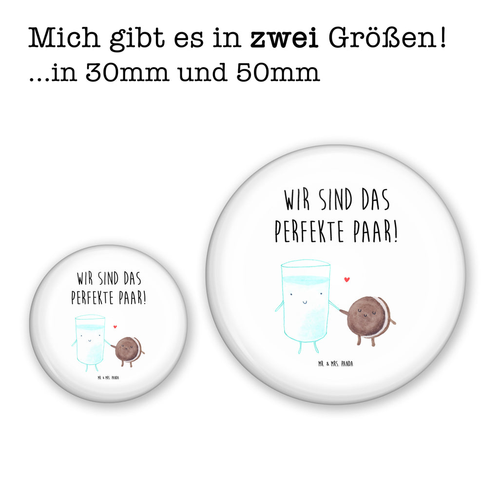50mm Button Milch & Keks 50mm Button, Button, Pin, Anstecknadel, Tiermotive, Gute Laune, lustige Sprüche, Tiere, Milk, Cookie, Milch, Keks, Kekse, Kaffee, Einladung Frühstück, Motiv süß, romantisch, perfektes Paar