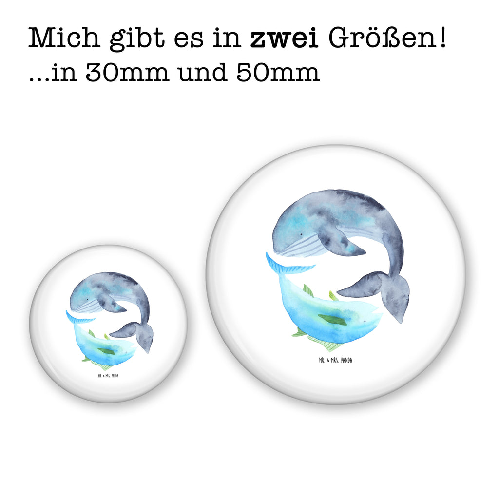 50mm Button Walfisch & Thunfisch 50mm Button, Button, Pin, Anstecknadel, Tiermotive, Gute Laune, lustige Sprüche, Tiere, Wal, Wahl, Tunfisch, Wortwitz lustig, Spruch lustig, Flachwitz, Witz, Spruch des Tages, Flachwitz Geschenk