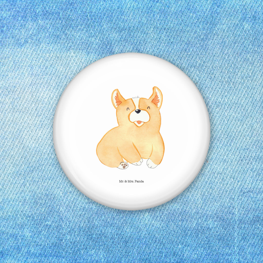50mm Button Corgie 50mm Button, Button, Pin, Anstecknadel, Hund, Hundemotiv, Haustier, Hunderasse, Tierliebhaber, Hundebesitzer, Sprüche, Corgie, Welsh Corgie Pembroke, britisch, Motivation, Spruch, Hundespruch, Lebensfreude