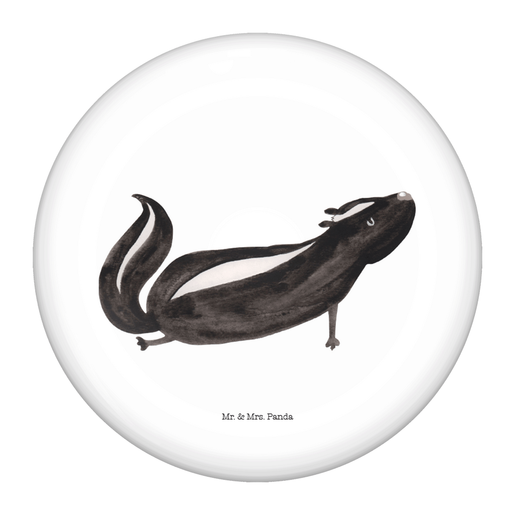 50mm Button Stinktier Yoga 50mm Button, Button, Pin, Anstecknadel, Stinktier, Skunk, Wildtier, Raubtier, Stinker, Stinki, Yoga, Namaste, Lebe, Liebe, Lache