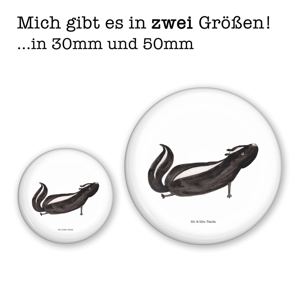 50mm Button Stinktier Yoga 50mm Button, Button, Pin, Anstecknadel, Stinktier, Skunk, Wildtier, Raubtier, Stinker, Stinki, Yoga, Namaste, Lebe, Liebe, Lache
