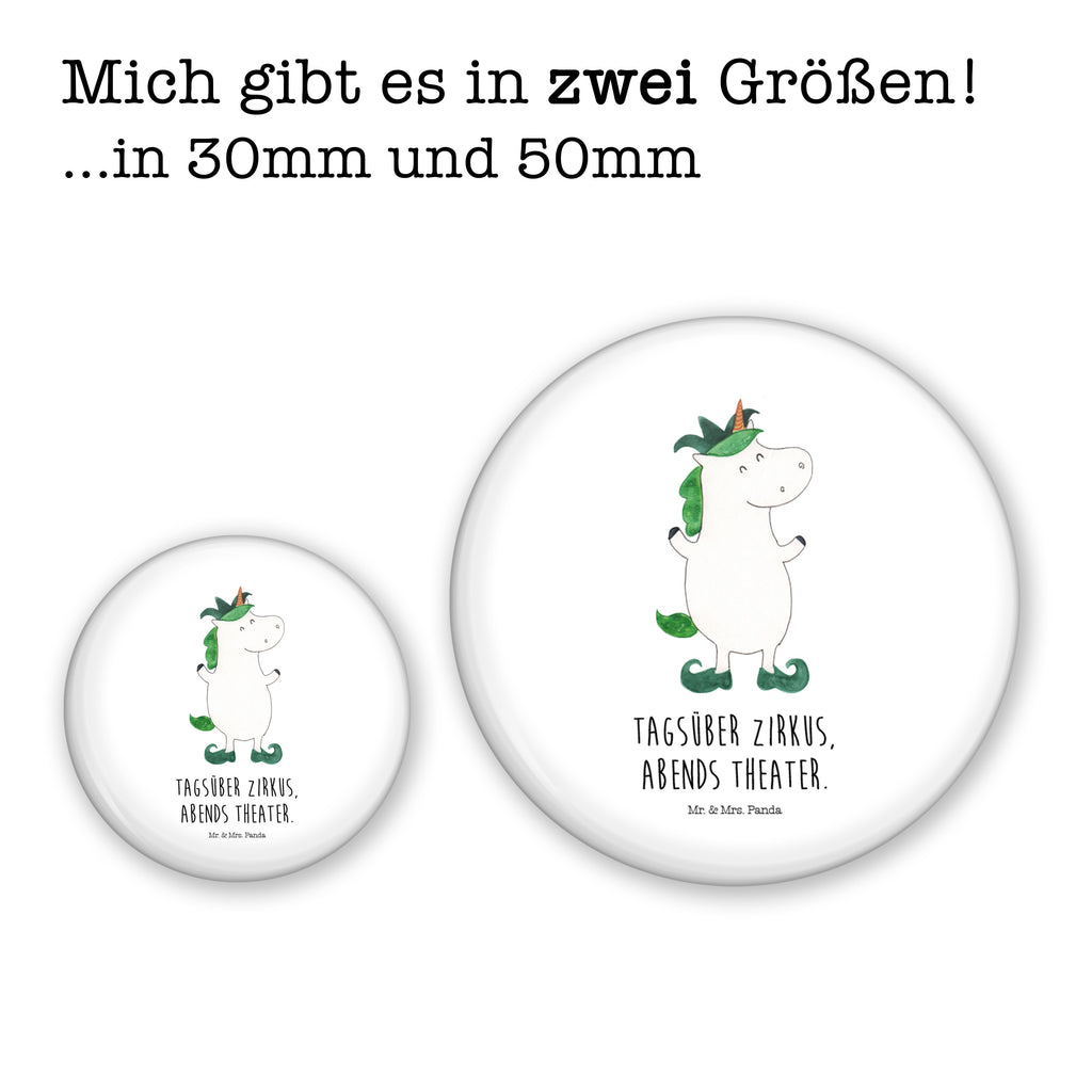 50mm Button Einhorn Joker 50mm Button, Button, Pin, Anstecknadel, Einhorn, Einhörner, Einhorn Deko, Pegasus, Unicorn, Hofnarr, Kasper, Gaukler, Mittelalter