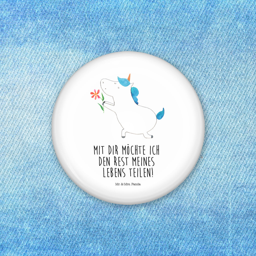 50mm Button Einhorn Blume 50mm Button, Button, Pin, Anstecknadel, Einhorn, Einhörner, Einhorn Deko, Pegasus, Unicorn, Liebe, Liebesbeweis, Antrag, Heiratsantrag, Verlobung, Ehepaar, Pärchen, Partner, Freund, Freundin, Ehe, heiraten