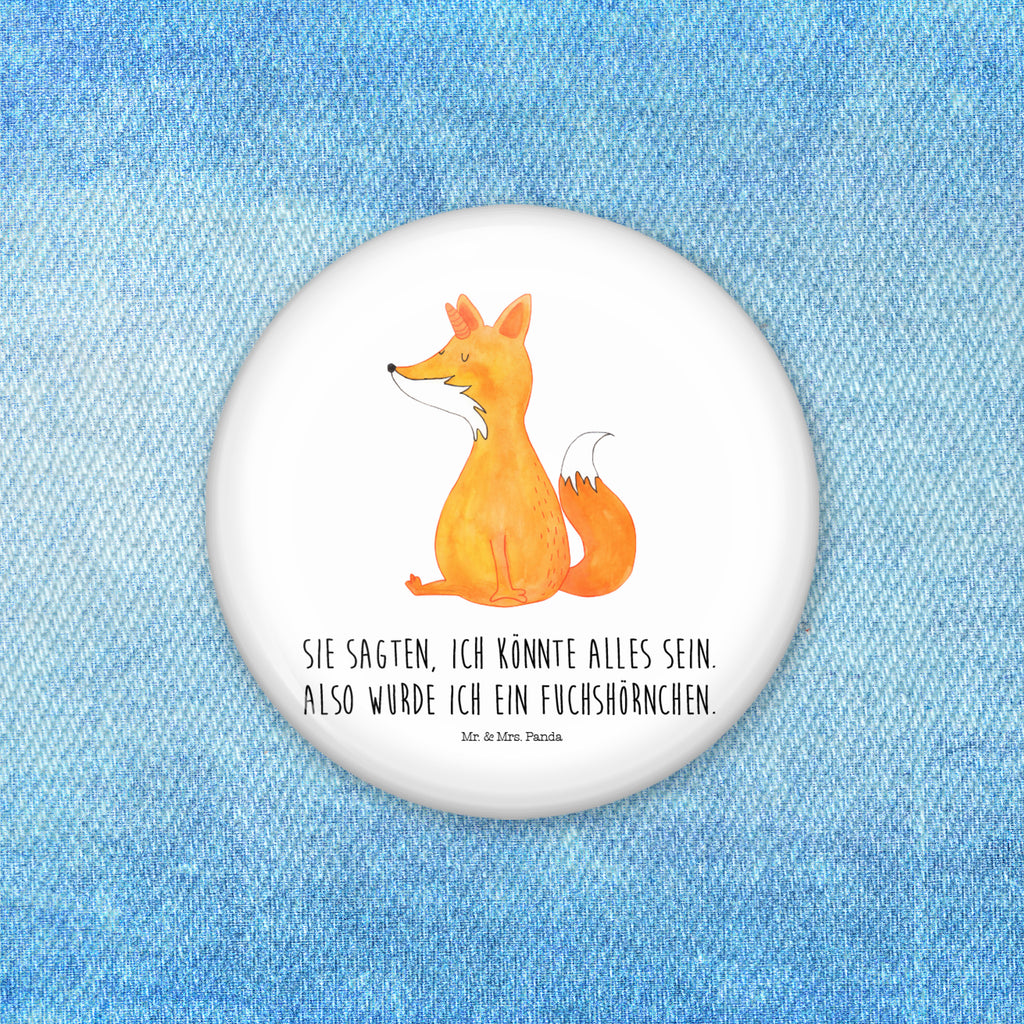 50mm Button Fuchshörnchen Wunsch 50mm Button, Button, Pin, Anstecknadel, Einhorn, Einhörner, Einhorn Deko, Pegasus, Unicorn, Fuchs, Unicorns, Fuchshörnchen, Fuchshorn, Foxycorn, Füchse