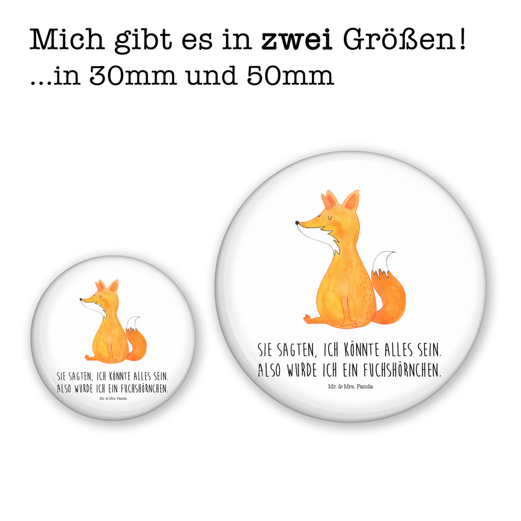 50mm Button Fuchshörnchen Wunsch 50mm Button, Button, Pin, Anstecknadel, Einhorn, Einhörner, Einhorn Deko, Pegasus, Unicorn, Fuchs, Unicorns, Fuchshörnchen, Fuchshorn, Foxycorn, Füchse