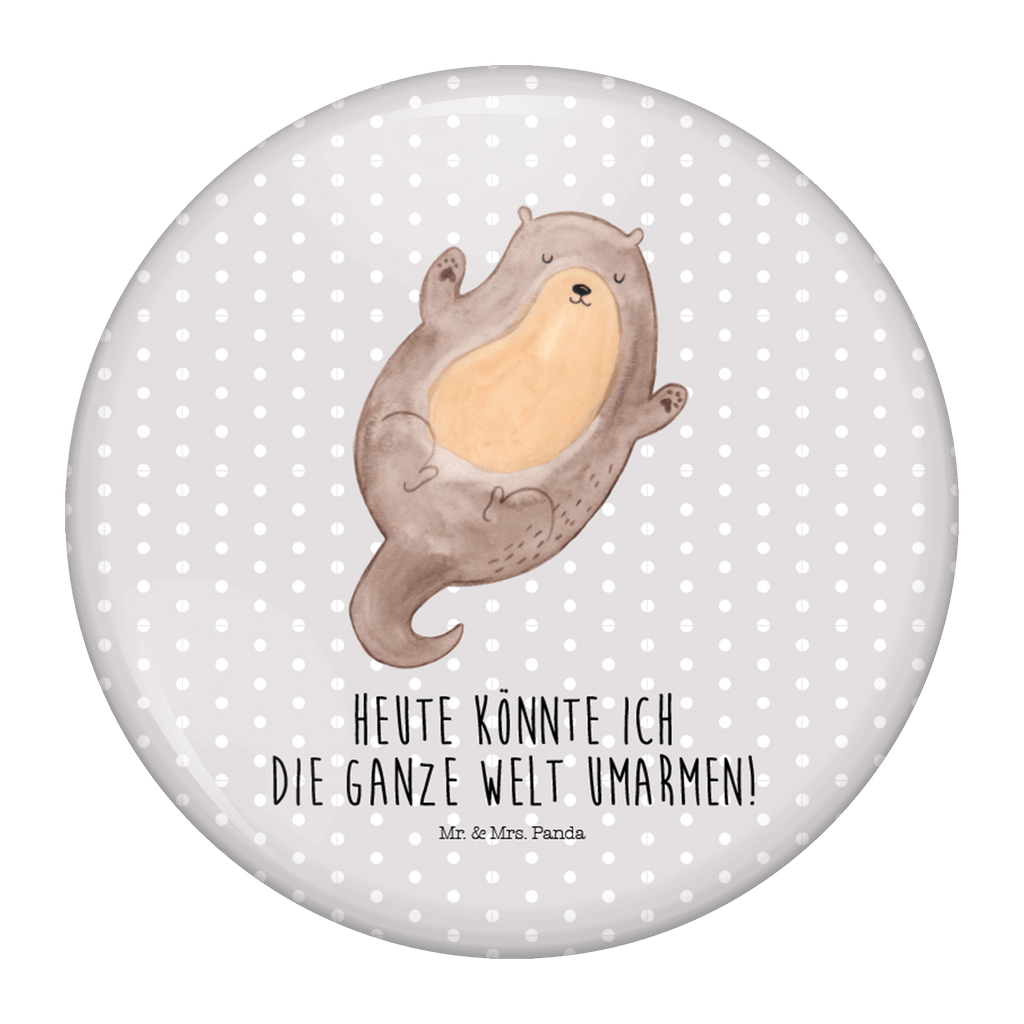 50mm Button Otter Umarmen 50mm Button, Button, Pin, Anstecknadel, Otter, Fischotter, Seeotter, Otter Seeotter See Otter