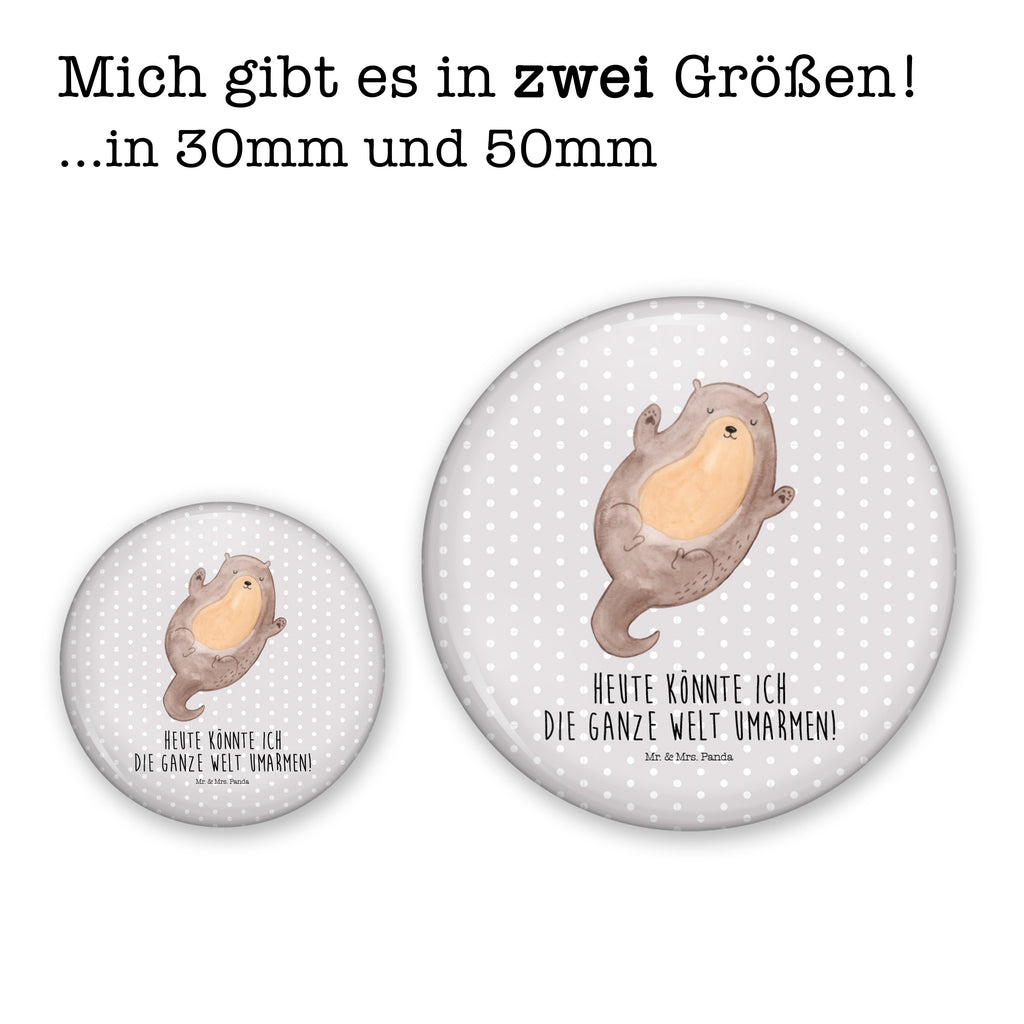 50mm Button Otter Umarmen 50mm Button, Button, Pin, Anstecknadel, Otter, Fischotter, Seeotter, Otter Seeotter See Otter
