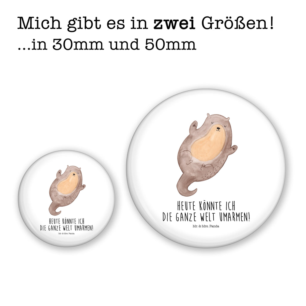 50mm Button Otter Umarmen 50mm Button, Button, Pin, Anstecknadel, Otter, Fischotter, Seeotter, Otter Seeotter See Otter