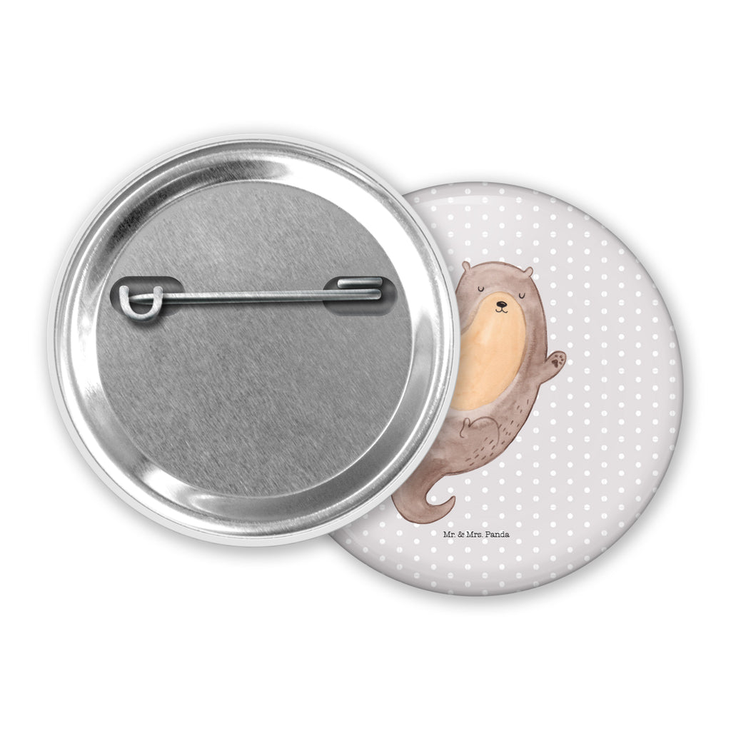 50mm Button Otter Umarmen 50mm Button, Button, Pin, Anstecknadel, Otter, Fischotter, Seeotter, Otter Seeotter See Otter